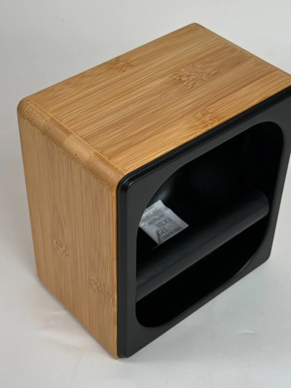 Coffee Grounds Knock Box with Durable Knock Bar Made of Bamboo & Stainless steel